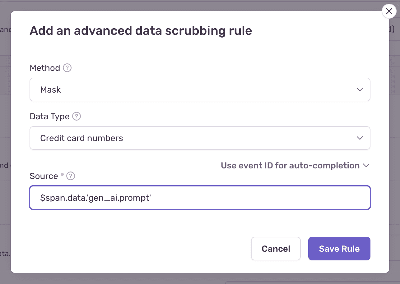 Additional Sensitive Fields